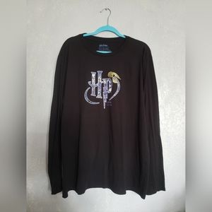 Vera Bradley  Harry Potter  Long  Sleeves Black T-shirt Size 2XL/2TG
